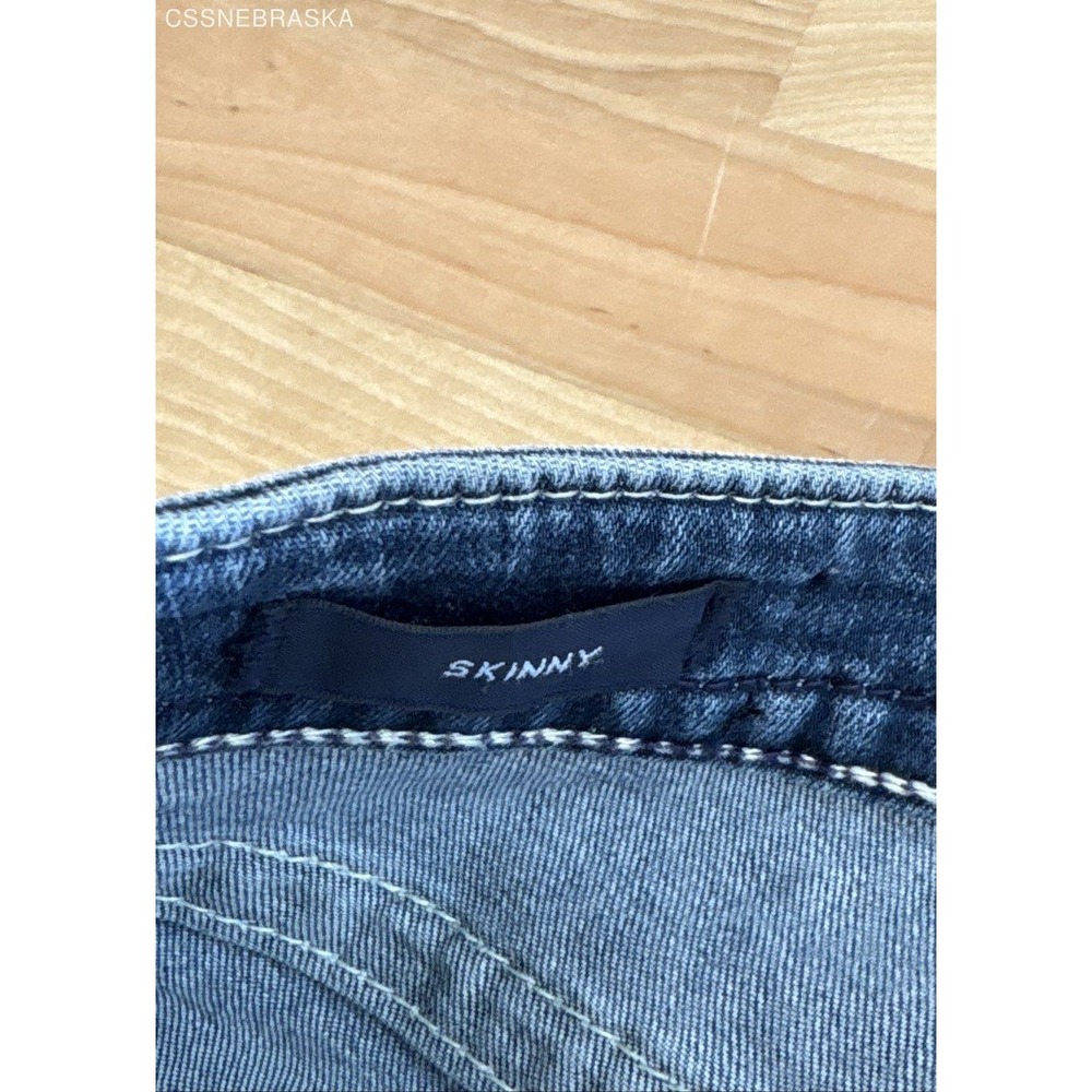 Vigoss Blue Jeans Womens Capri Heritage Fit - Size‎ S7/8 L27 - Picture 9 of 10